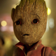 The very adorable Baby Groot, not to be confused with his predecessor Groot, looking at something off-camera in Guardians of the Galaxy Vol. 2.